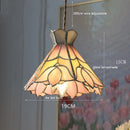 Axyaa Nordic Modern LED Flower Glass Copper Hanging Lamp for Home Decor