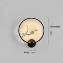 Axyaa LED Chinese Branch Flower Bird Wall Lamp for Home Decoration