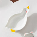 Axyaa Animal Ceramic Dish Set for Home Kitchen Seasoning - Japanese Style Mini Plate