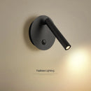 Axyaa LED Wall Lamp for Bedroom Hotel Night Light Rotation Spotlight