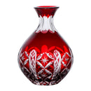 Axyaa Edo Kiriko Sake Set: Carved Glass Cup and Decanter, Luxury Sakeware