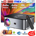 Axyaa 26000 Lumens 8K 3D Android 4K Projector Full HD 1080P Home Theater Auto Focus