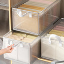 PVC Clear Storage Box with Steel Frames and Reinforced Handles by Axyaa