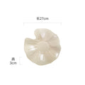Axyaa Lotus Leaf Ceramic Salad Plate Creative Tableware