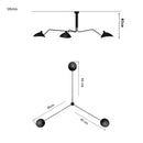 Modern Nordic Spider Claw Chandelier by Axyaa - LED Lighting for Home Decor