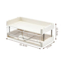 Axyaa 4 Tier Desktop File and Drawer Organiser for Living Room, Kitchen, and Skin Care