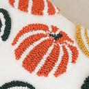 Axyaa Retro Colored Embroidered Pumpkin Maple Leaf Pillowcase
