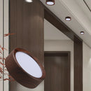 Axyaa Wood Grain Tube Light LED Ceiling Fixture
