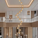 Axyaa LED Pendant Chandeliers: Modern Lighting for Living Room and Staircase