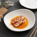 Axyaa Ceramic Deep Plate with Creative Texture for Molecular Food - Set of 1