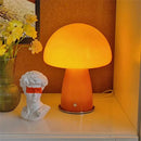 Axyaa Swirl Glass Mushroom Bedside Table Lamp Home Living Room Decor