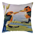Magpie Print Cushion Cover by Axyaa: Decorative Flora & Fauna Pillowcase for Home