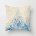 Axyaa Geometric Datura Bohemian Style Wreath Seat Pillow Cover