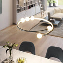 Axyaa Modern LED Chandelier Pendant Lamp for Dining and Living Room Lighting