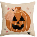 Axyaa Halloween Pumpkin Polka Dot Sofa Pillowcase
