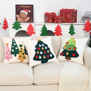 Nordic Circle Tufted Tree Pillowcase - Axyaa Brand