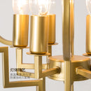 Axyaa Copper Pendant Lights Bedroom Dinning Room Chandelier Creative Home Decor Hanging Lamp