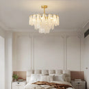 Axyaa Modern Brass Crystal Chandelier: Elegant European Style for Living Room & Bedroom
