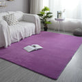 Pink Coral Velvet Carpet by Axyaa: Plush Living Room Rug for Home Decor and Kids Room