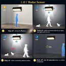 Axyaa LED Wall Light Motion Sensor Outdoor Waterproof Modern Home Garden Fixture