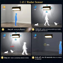 Axyaa Motion Sensor LED Wall Light Outdoor Waterproof IP65 Modern Home Decor