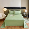 Axyaa Luxury Crystal Velvet Flat Sheet - Soft Solid Color Bed Linen, Multi Size Bedspreads