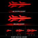 Axyaa LED Rear Bumper Reflector Light for Honda Civic 2016-2020 Dynamic Turn Signal