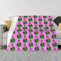 Axyaa Cozy Throw Blanket for Winter - Decorative Sofa Quilt, Warm and Stylish