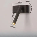 Axyaa LED Wall Lamp for Bedroom with Spot Light for Modern Living Room
