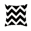 Axyaa Plaid Geometric Wave Stripe Checkerboard Print Throw Pillow Case