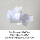 Axyaa Big Bang LED Pendant Lights Red White Postmodern Art Decor D65cm