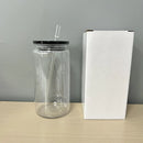 Axyaa Colorful Lid Plastic Cup with Straws - Replacement for Can Shaped Iced Coffee Juice Mug