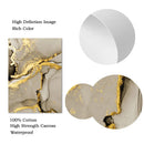 Axyaa Beige Golden Marble Abstract Wall Art Posters Luxury Canvas Print