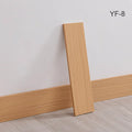 Axyaa Self-Adhesive Wooden Wall Stickers, Rectangular Skirting Lines, 1mm Thickness, Indoor Use