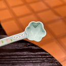 Axyaa Ceramic Bow Coffee Spoon Set