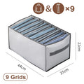 Axyaa Closet Clothes Organizer Pants Jeans Underwear Socks T-Shirt Wardrobe Storage