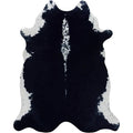 Axyaa Cow Print Faux Hide Rug: Zebra Design Durable Carpet for Home Decor