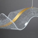 Axyaa Wave Acrylic LED Pendant Lights for Dining Room and Kitchen