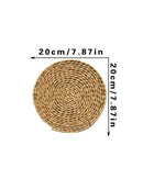 Woven Seagrass Wall Basket Axyaa Rustic Boho Home Decor Farmhouse Round Baskets