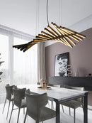 Axyaa Modern Minimalist LED Chandeliers with Remote Control