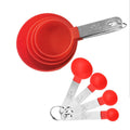 Axyaa Stainless Steel Measuring Cups Spoons Set Kitchen Utensils Accessories