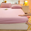 Axyaa Soft Cotton Mattress Cover for Single/Double/King/Queen Bed