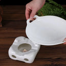 Axya Ceramic Teapot Warmer Tea Stove for Alcohol & Candle Heating