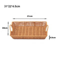 Axyaa Rattan Wicker Serving Baskets - 10 Styles for Restaurant Tabletop Display