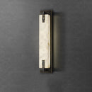 Axyaa Marble Brass LED Wall Lamp for Living Room Teahouse Hotel Bedroom
