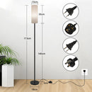Axya Nordic Floor Lamp with Cloth Lampshade for Cozy Indoor Lighting