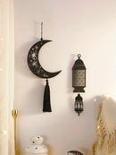 Axyaa Crescent Moon & Stars Wall Art for Ramadan & Eid, Home Festival Decor Gift