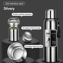 Axyaa Stainless Steel Thermos Bottle: Keep Cold/Hot, Insulated, Outdoor, 1000ML