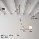 Axyaa Nordic Minimalist Belt Headboard Pendant Light