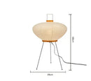 Axyaa Wabi Sabi Rice Paper Floor Lamp for Bedroom and Parlor